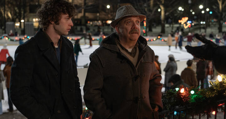HO_05999_R
Dominic Sessa stars as Angus Tully and Paul Giamatti as Paul Hunham in director Alexander Payne’s THE HOLDOVERS, a Focus Features release.
Credit: Seacia Pavao / © 2023 FOCUS FEATURES LLC